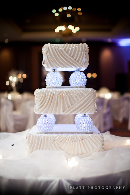 Winter Wonderland Wedding Cake