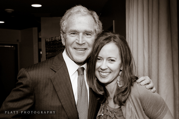 Melissa Jill and George W Bush