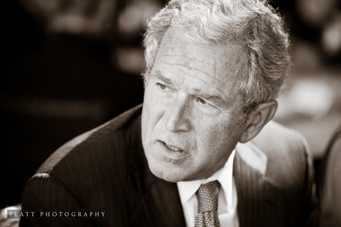 President George W Bush at the Sanctuary in Scottsdale Arizona