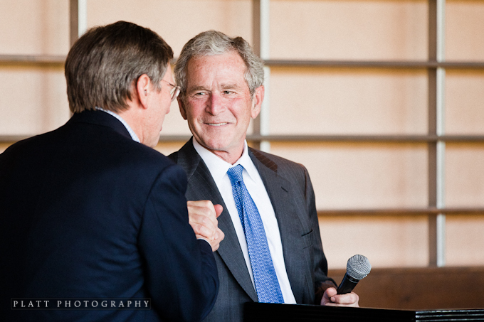 President George W Bush
