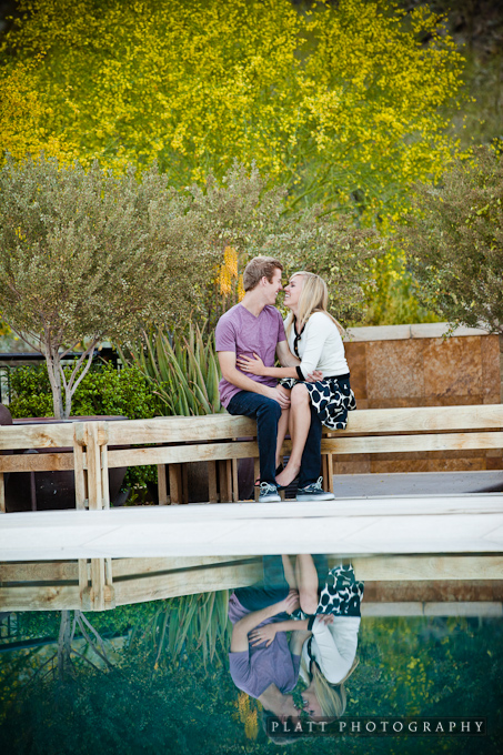 Phoenix-Engagement-Portraits-6 Engagement Portrait in Phoenix Arizona by the Pool