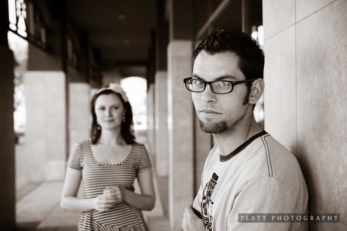 An engagement portrait in mesa arizona