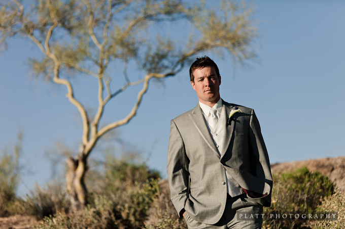 scottsdale-arizona-wedding-7 groom portrait at a Wedding at Troon North in Scottsdale Arizona