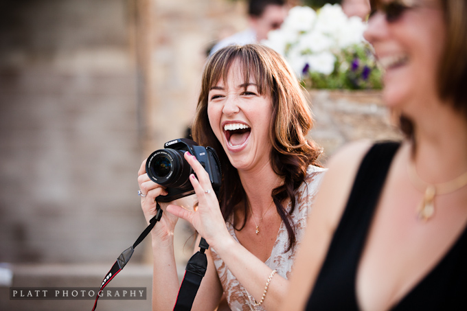 Woman laughing Wedding Photography in Phoenix Arizona at the Wrigley 