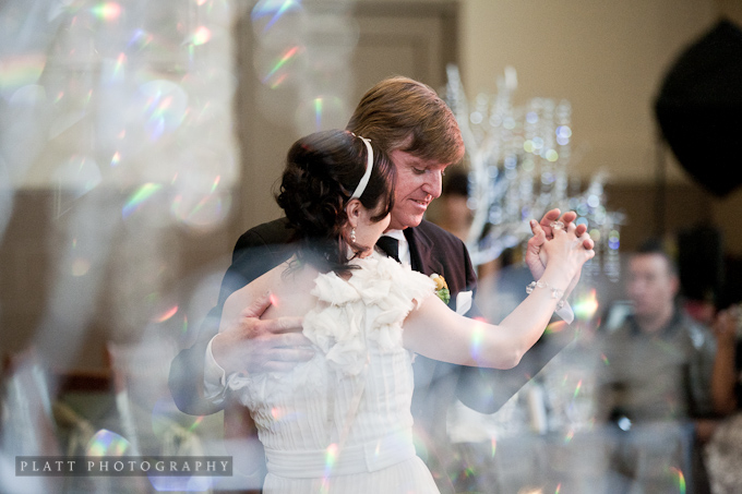 The center pieces on the tables were created by Ethereal Events Decor