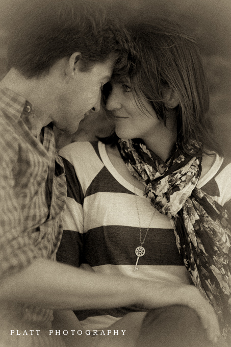 Engagement Portraits in the Gulf of Mexico, of the coast of Key West, Florida by Jared Platt, Platt Photography.