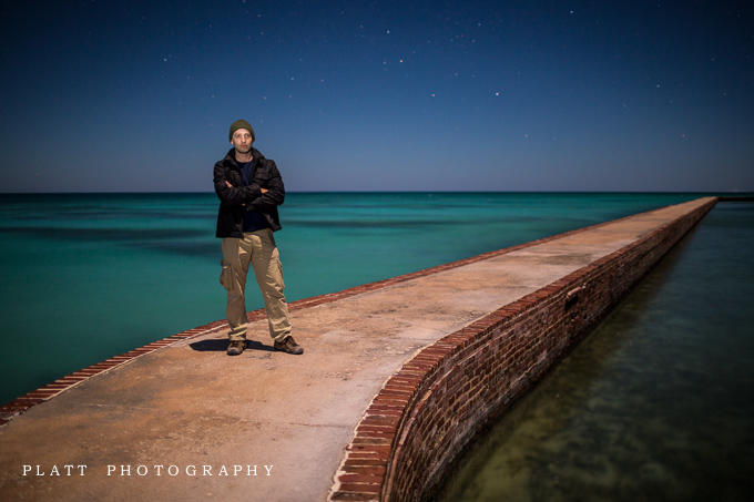 Engagement Portraits in the Gulf of Mexico, of the coast of Key West, Florida by Jared Platt, Platt Photography.