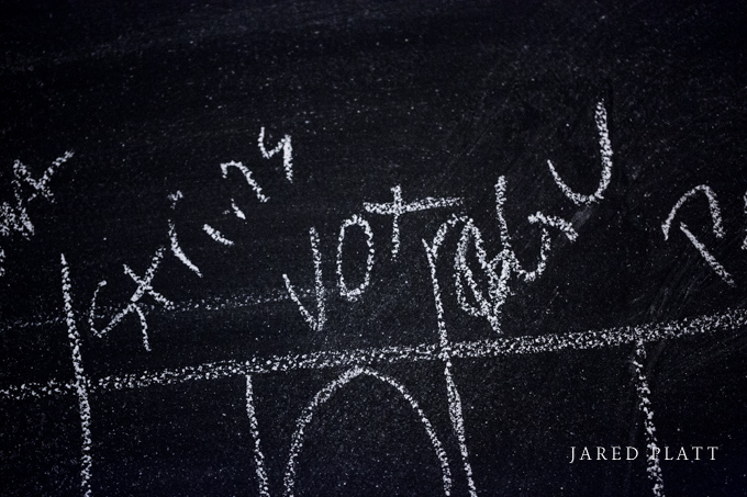 blackboard checklist for album