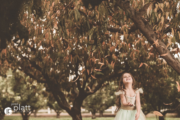 Autumn Children's portrait in grove of trees in Gilbert Arizona (4)